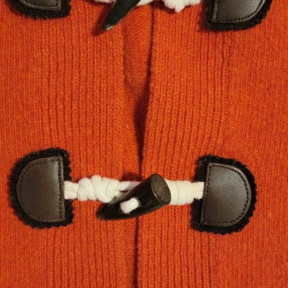 Vintage Toggle J Crew Womens Lambs Wool And Cashmere Cardigan Small - Picture 3 of 7